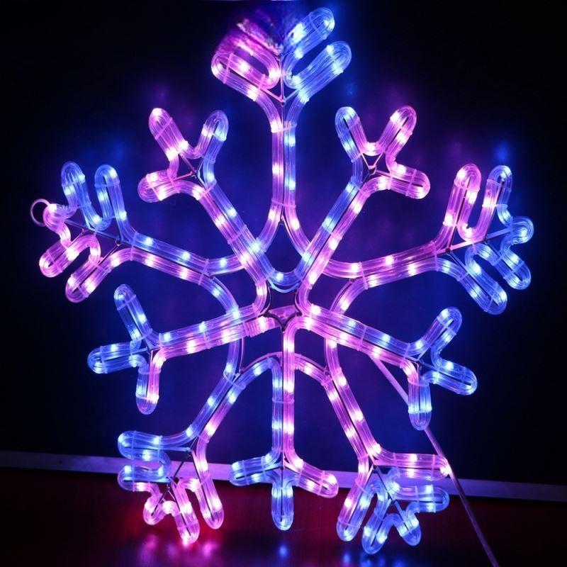 snowflake christmas lights