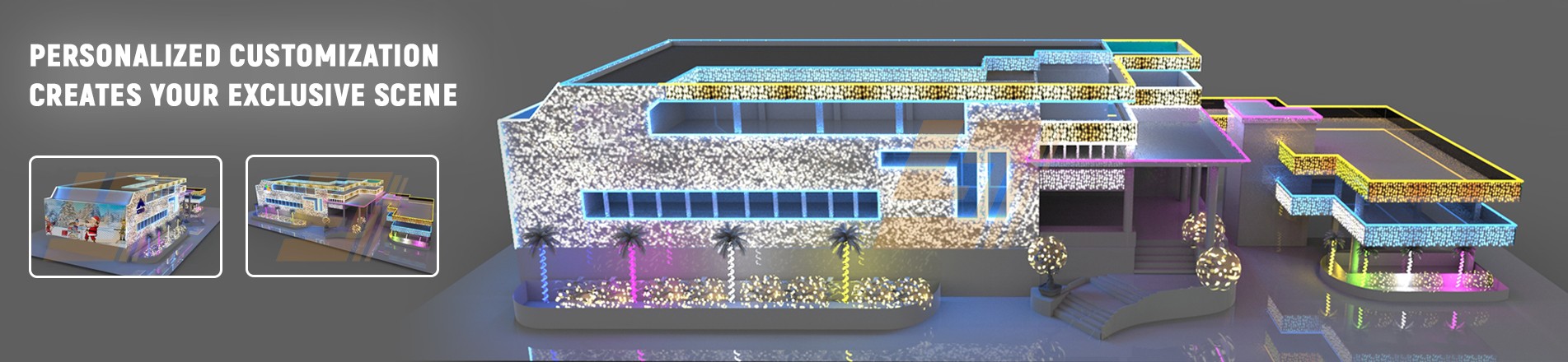 New Design Santa Claus Led Pole Motif Light