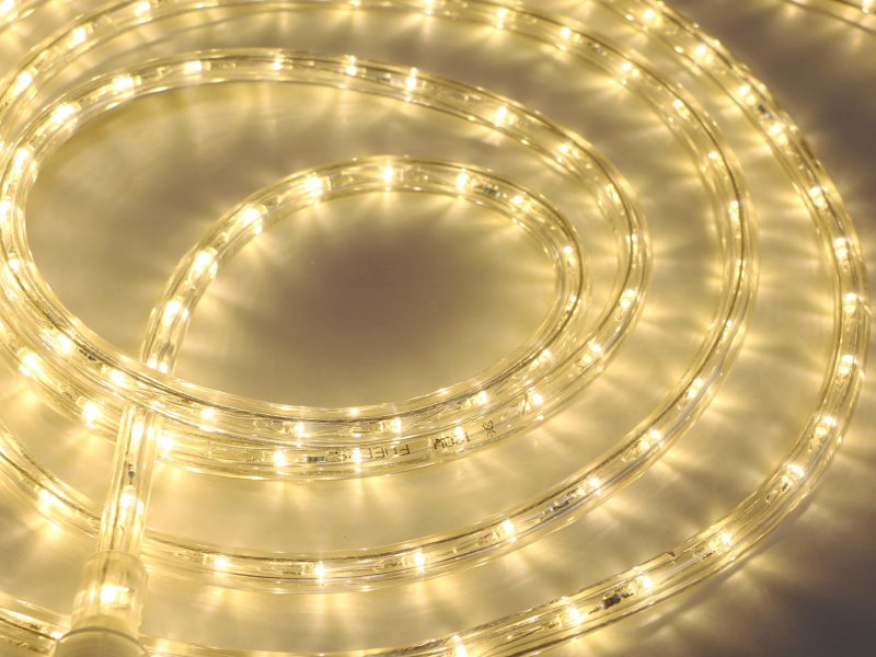 10M Led warm white rope lights outdoor wedding Christmas holiday decoration lights