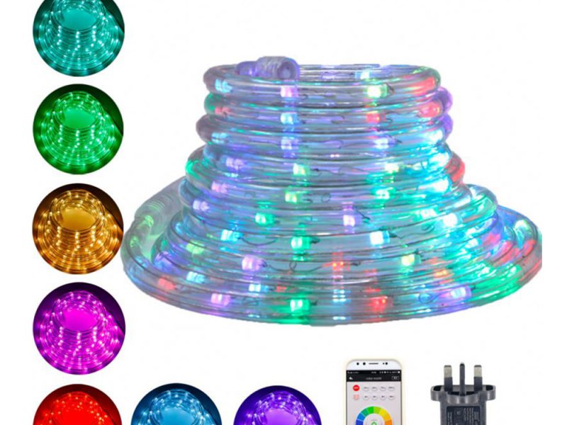 5M APP control rope lights outdoor  Christmas holiday decoration lights