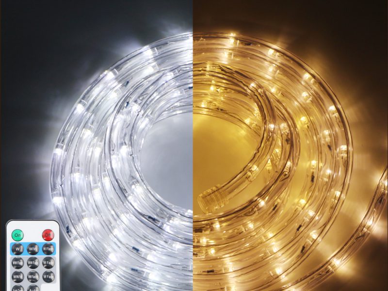 5M Double colors led rope lights outdoor wedding Christmas holiday decoration lights