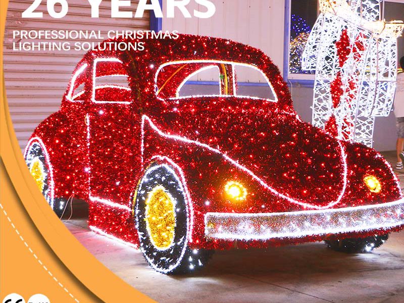 Car Motif Light Outdoor Decoration Factory Customization
