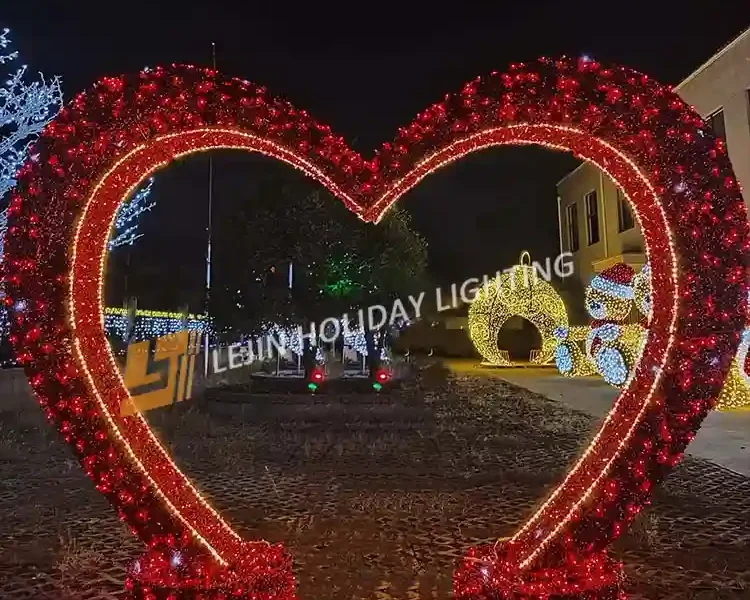 Customizable LED Motif Lights arch Shopping Center Motif Lights outdoor supplier