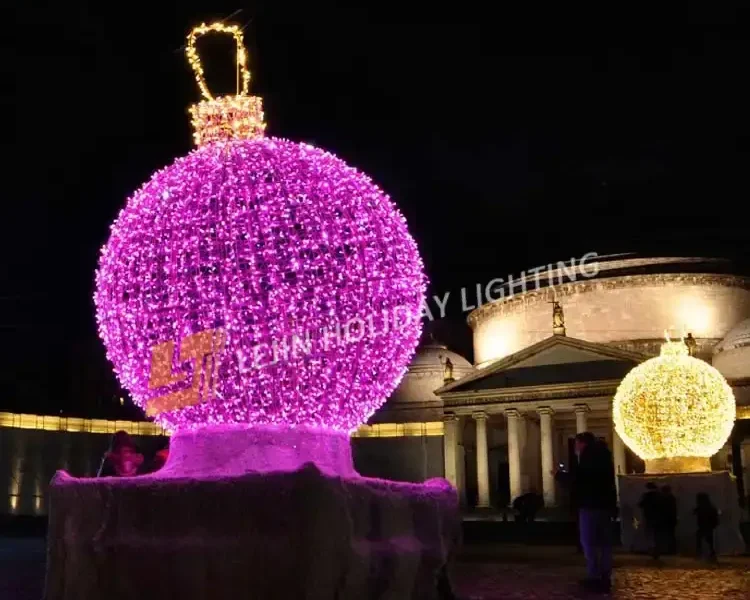 Customizable LED Motif Lights Big ball motif Commercial Grade Motif Light Displays Supplier