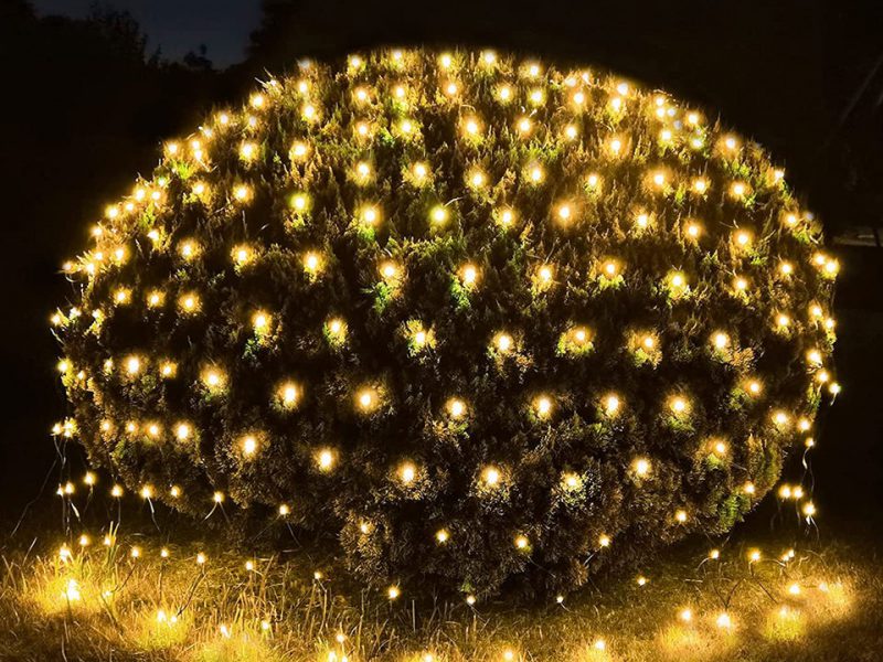 Customizable warm white net light led for holiday outdoor decoration