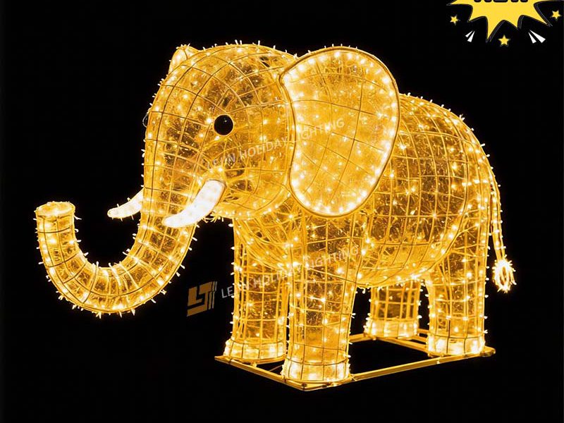 Factory Customized NEW Elephant Customized Motif Light