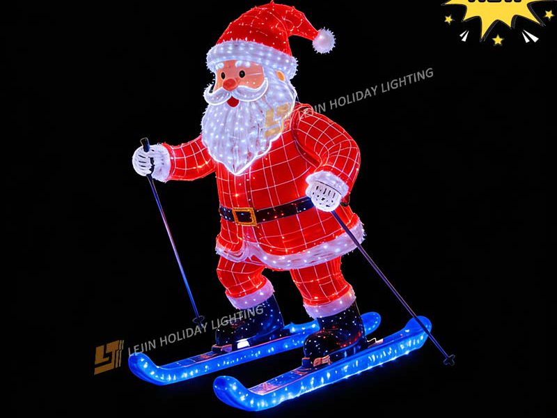 Factory Customized NEW Santa Claus Customized 3D Motif Light