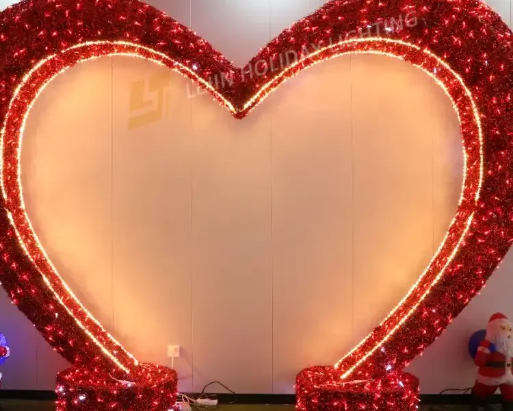 Imported love arch motif light LED outdoor wedding waterproof