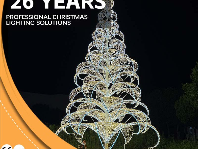Motif Tree Light Outdoor Decoration Factory Customization