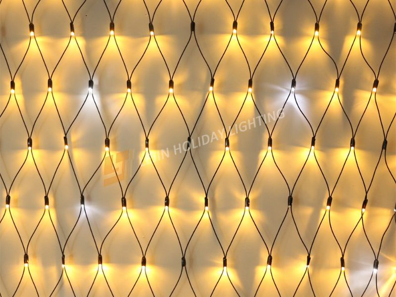 Net Light Rubber Warm White With White Flashing For Commercial Decoration