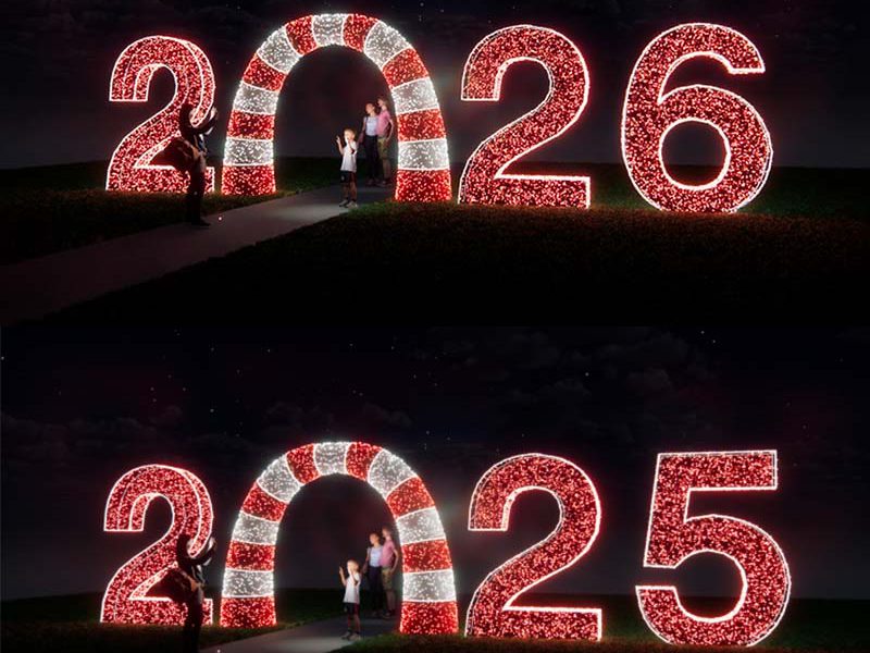 New Design 2025 To 2026 3D Motif Light