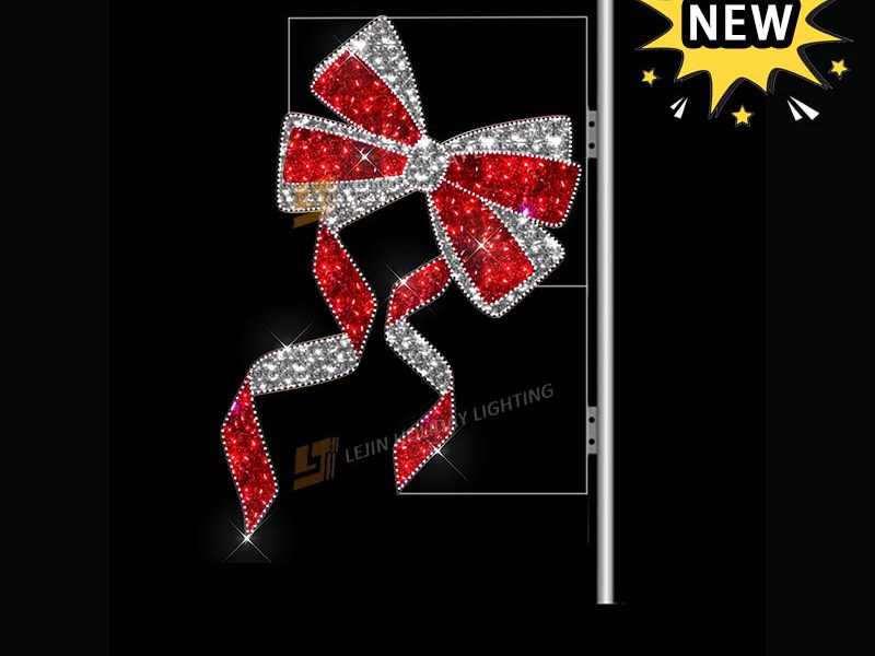 New design Bowknot Pole Motif Light
