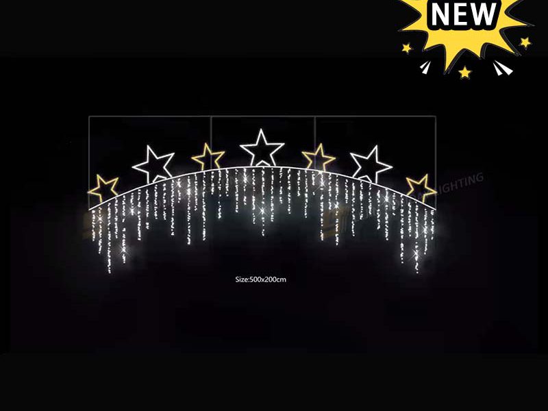 New Design Stars Street Motif Lights