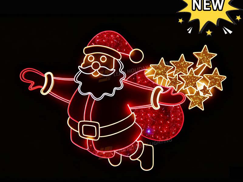 New Santa Claus  2D Decoration Motif Lights