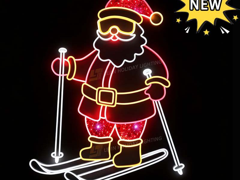 New Santa Claus Decoration 2D Motif Lights