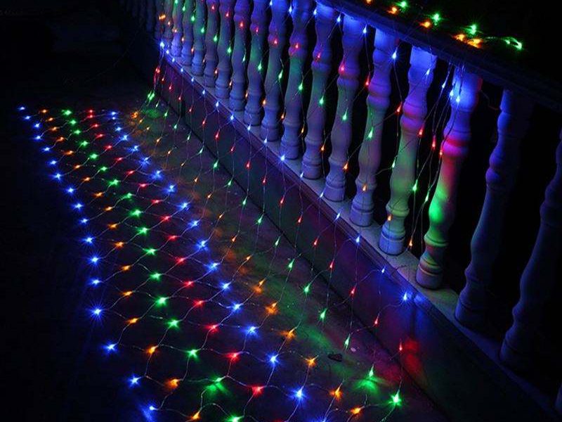 Safe and waterproof IP65 led PVC net light for christmas decoration light