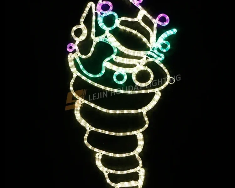 Wholesale LED 2D caterpillar motif light exporter