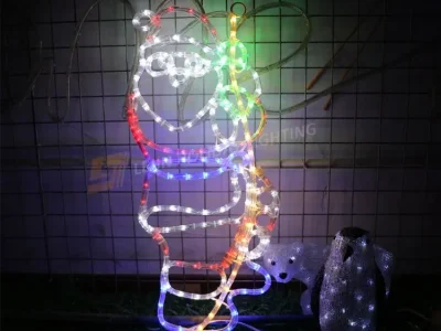 Wholesale Santa climbs rope motif lights indoor decorative lights